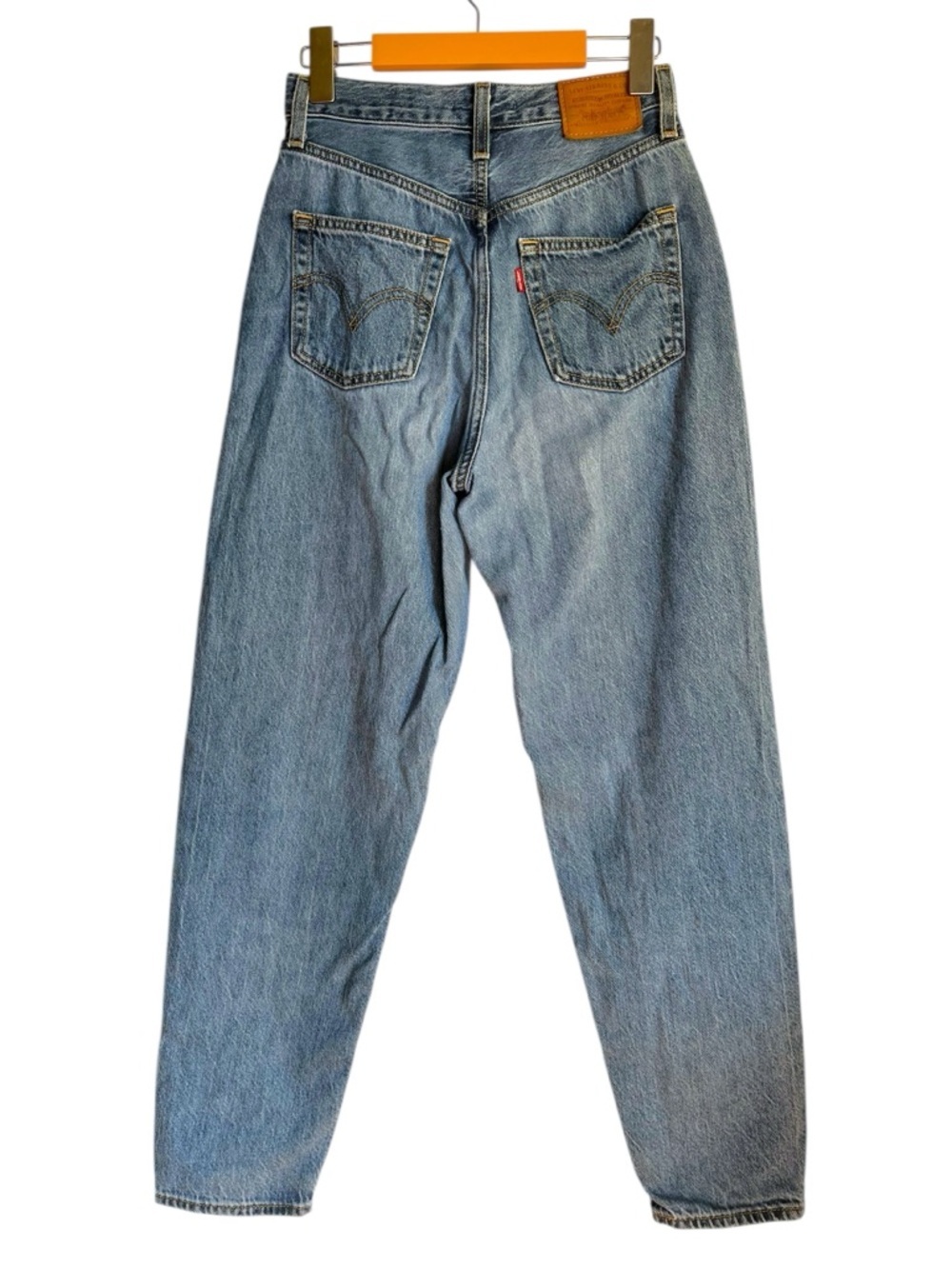 Levi’s High Loose Taper Jeans High Rise Relaxed W25 Premium Blue Denim - Picture 7 of 16